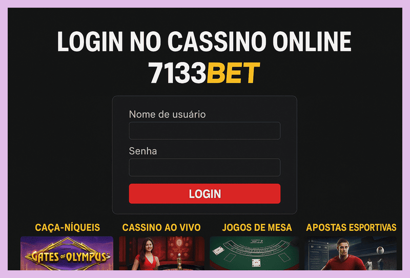 Não Perca tempo, o rRgistro na site 7133BET